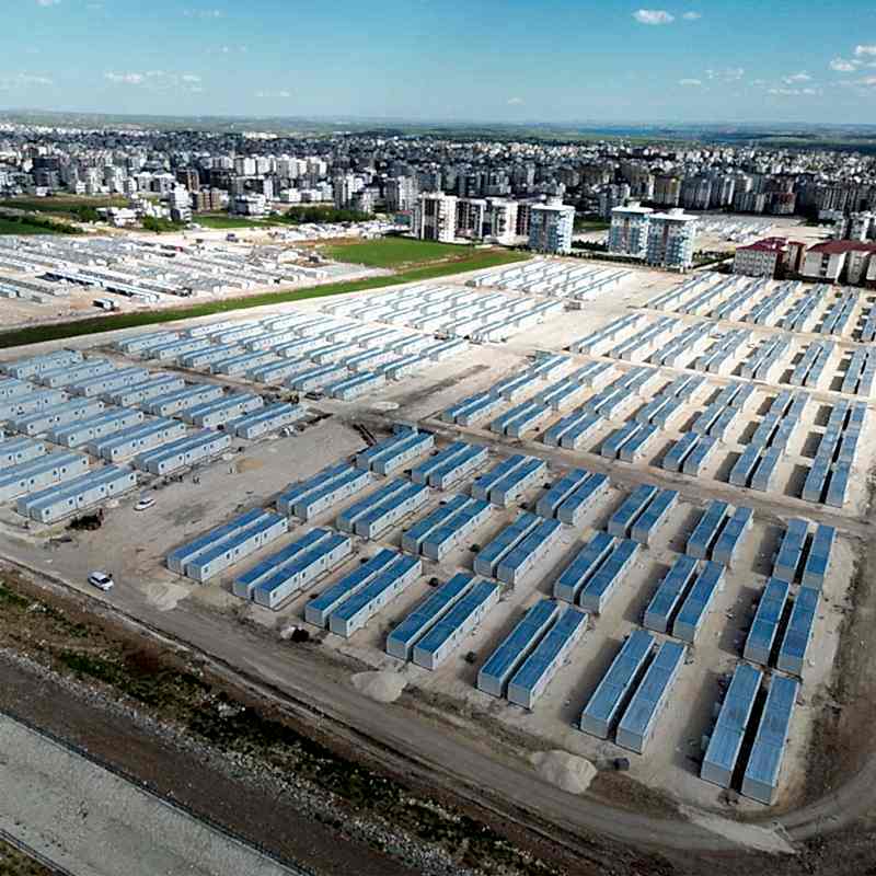 3000 Adet Deprem Bölgesi Acil Yerleşim Modülleri